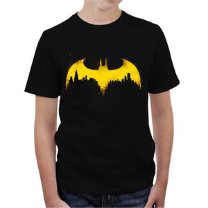 tshirt-enfant-batman-coton-bio-noir