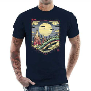 tshirt-homme-dragon-kingdom-inspiration-de-toriyama-et-la-mythologie-chinoise-coton-bio-bleu-nuit