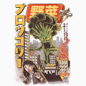 tshirt-broccozilla-le-brocoli-geant-detruit-la-ville-coton-bio-blanc