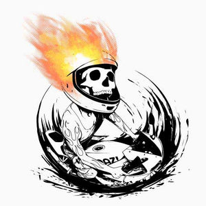 tshirt-skull-fire-coton-bio-blanc
