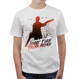 tshirt-enfant-evil-dead-replique-coton-bio-blanc