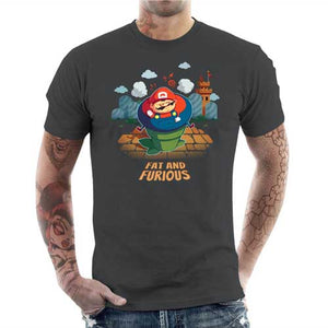tshirt-homme-fat-and-furious-coton-bio-gris-fonce