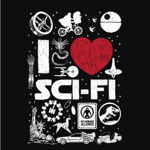 tshirt-i-love-sci-fi-coton-bio-noir
