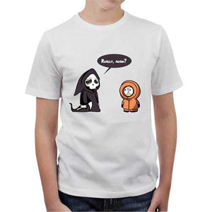 tshirt-enfant-friends-forever-kenny-and-the-death-coton-bio-blanc