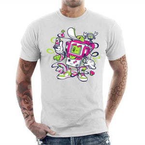 tshirt-homme-game-boy-old-school-coton-bio-blanc
