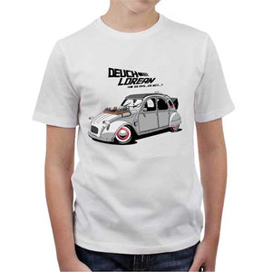 tshirt-enfant-deuch-lorean-delorean-coton-bio-blanc