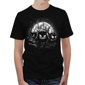 tshirt-enfant-ectoplasma-ghost-pokemon-coton-bio-noir