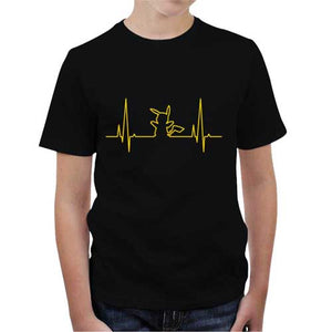 tshirt-enfant-electro-pika-coton-bio-noir