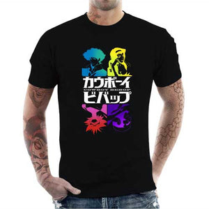 tshirt-homme-cowboy-bebop-coton-bio-noir