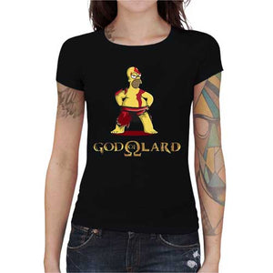 tshirt-femme-god-of-lard-coton-bio-noir