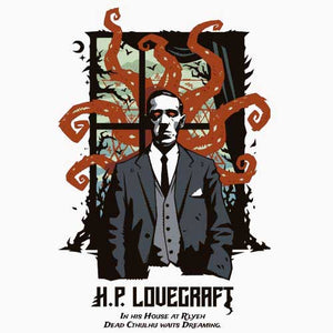 tshirt-howard-phillips-lovercraft-coton-bio-blanc