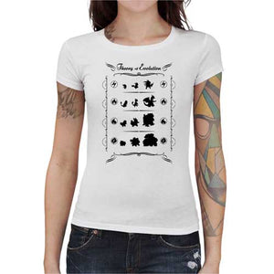 tshirt-femme-pokemon-evolution-coton-bio-blanc