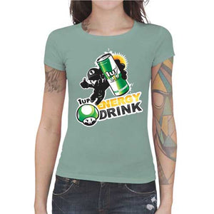tshirt-femme-1up-energy-drink-coton-bio-jade