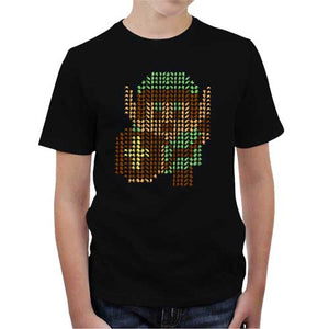 tshirt-enfant-un-link-en-cache-un-autre-coton-bio-noir