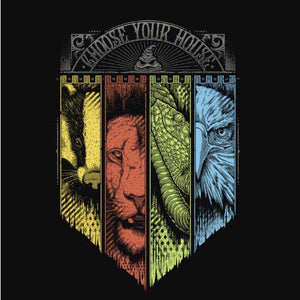 tshirt-choose-your-house-le-choix-capital-de-l-une-des-4-grandes-familles-coton-bio-noir