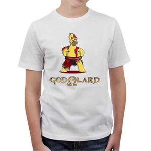 tshirt-enfant-god-of-lard-coton-bio-blanc