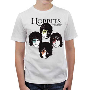 tshirt-enfant-hobbits-rhapsody-humour-musical-coton-bio-blanc