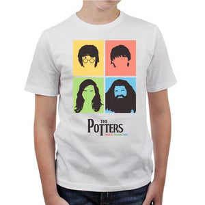 tshirt-enfant-the-potters-harry-potter-et-les-beatles-coton-bio-blanc