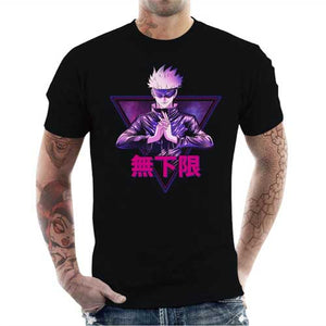 tshirt-homme-limitless-satoru-gojo-coton-bio-noir