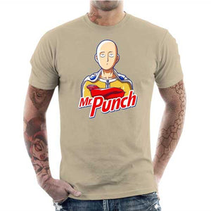tshirt-homme-mr-punch-coton-bio-beige