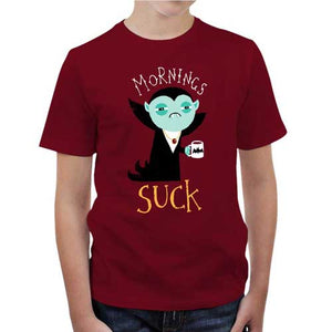 tshirt-enfant-mornings-suck-les-matins-difficiles-coton-bio-rouge