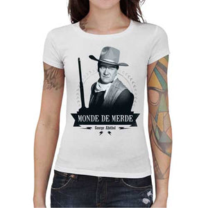 tshirt-femme-classe-americaine-monde-de-merde-coton-bio-blanc