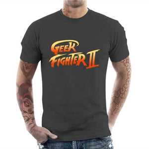 tshirt-homme-geek-fighter-ii-street-fighter-2-coton-bio-gris-fonce