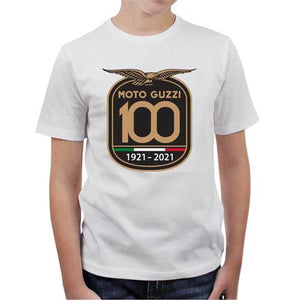 tshirt-enfant-moto-guzzi-anniversaire-100-ans-coton-bio-blanc