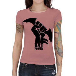 tshirt-femme-bat-power-coton-bio-petal-rose