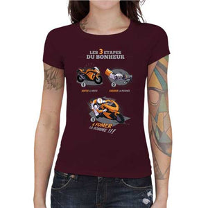 tshirt-femme-bonheur-coton-bio-cerise