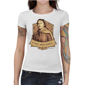 tshirt-femme-cest-pas-faux-replique-perceval-coton-bio-blanc