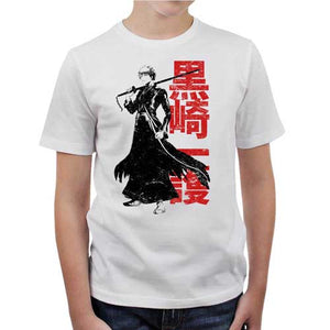 tshirt-enfant-bleach-soul-reaper-coton-bio-blanc