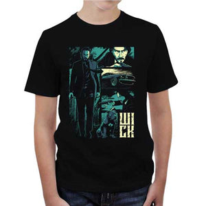 tshirt-enfant-wick-john-film-une-tres-jolie-illustration-pour-les-cinephiles-coton-bio-noir