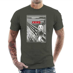 tshirt-homme-social-network-slave-le-cri-de-munch-coton-bio-army