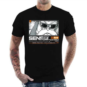 tshirt-homme-mrochi-sensei-le-plus-grand-maitre-darts-martiaux-coton-bio-noir