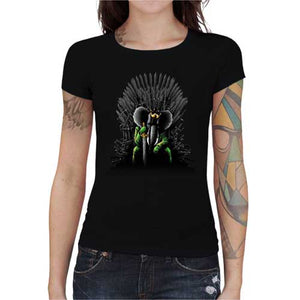 tshirt-femme-unexpected-king-coton-bio-noir