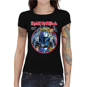 tshirt-femme-iron-mando-metal-vs-star-wars-coton-bio-noir