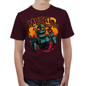 T-shirt Enfant Geek - Giant Metal Lover