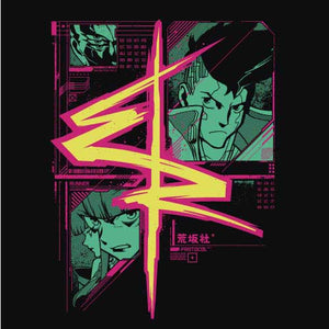 tshirt-cyber-runners-derive-de-la-serie-cyberpunk-2077-coton-bio-noir