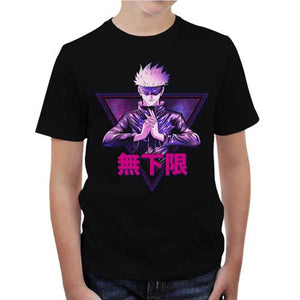 tshirt-enfant-limitless-satoru-gojo-coton-bio-noir