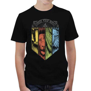 tshirt-enfant-choose-your-house-le-choix-capital-de-l-une-des-4-grandes-familles-coton-bio-noir