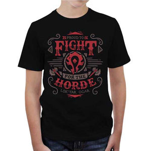 tshirt-enfant-pour-la-horde-loktar-ogar-coton-bio-noir