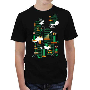 tshirt-enfant-great-world-coton-bio-noir
