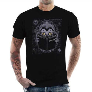 tshirt-homme-ryuk-book-death-note-coton-bio-noir
