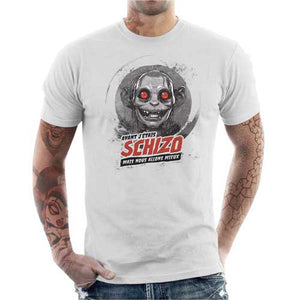 tshirt-homme-schizo-gollum-coton-bio-blanc
