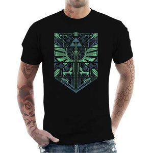 tshirt-homme-cyber-z-legend-le-bouclier-et-la-technologie-coton-bio-noir