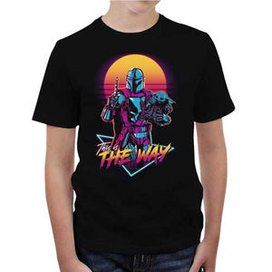 tshirt-enfant-this-is-the-way-devise-des-mandalorians-coton-bio-noir