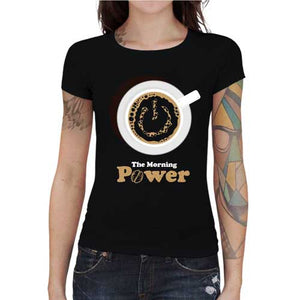 tshirt-femme-the-morning-power-coton-bio-noir