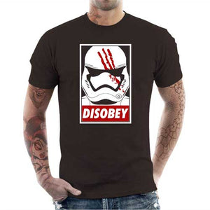 tshirt-homme-disobey-coton-bio-chocolat