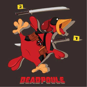 tshirt-deadpoule-coton-bio-chocolat
